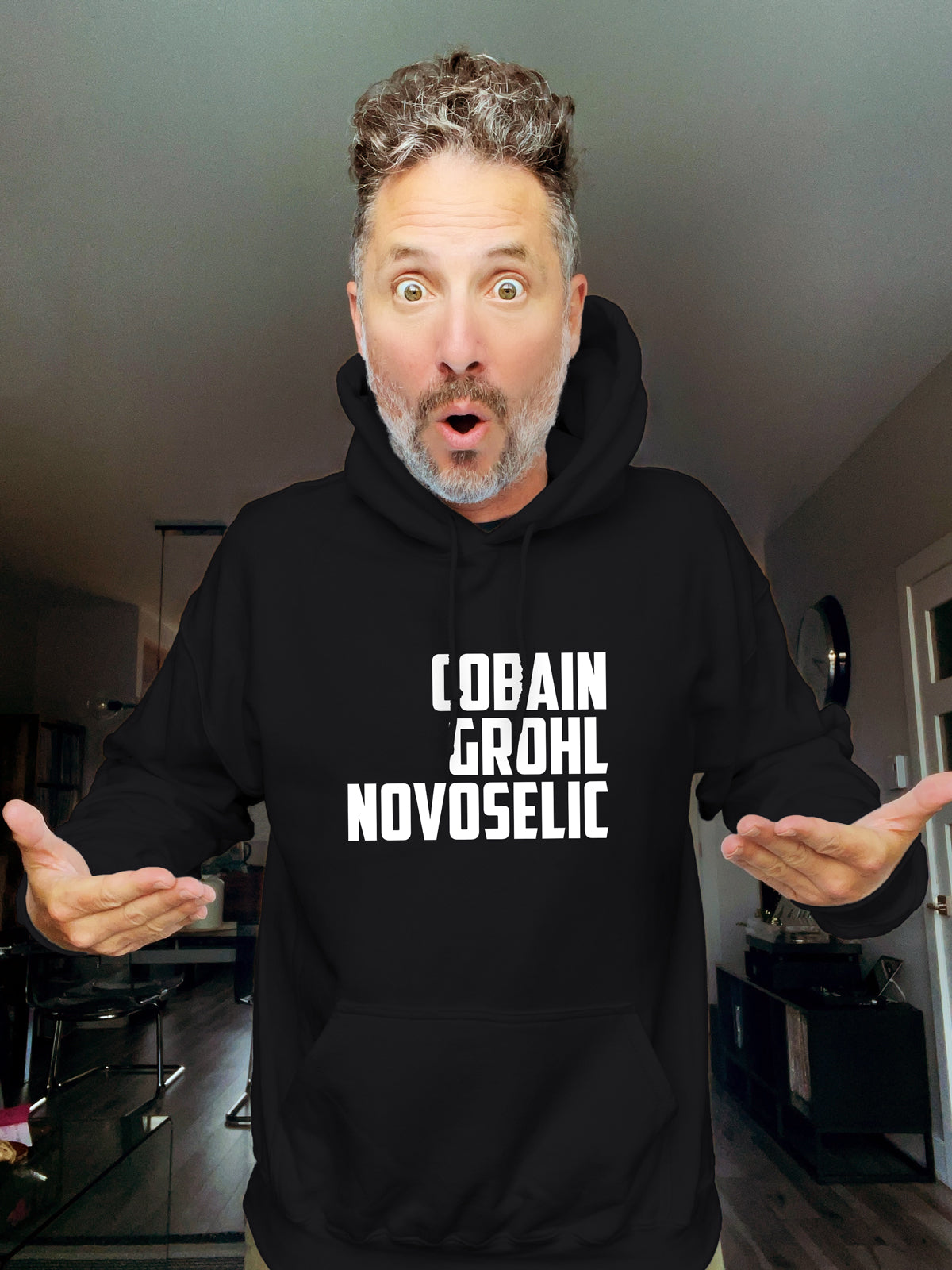 Hoodie - Cobain Grohl Novoselic - Unisex