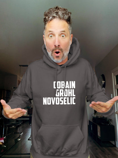 Hoodie - Cobain Grohl Novoselic - Unisex