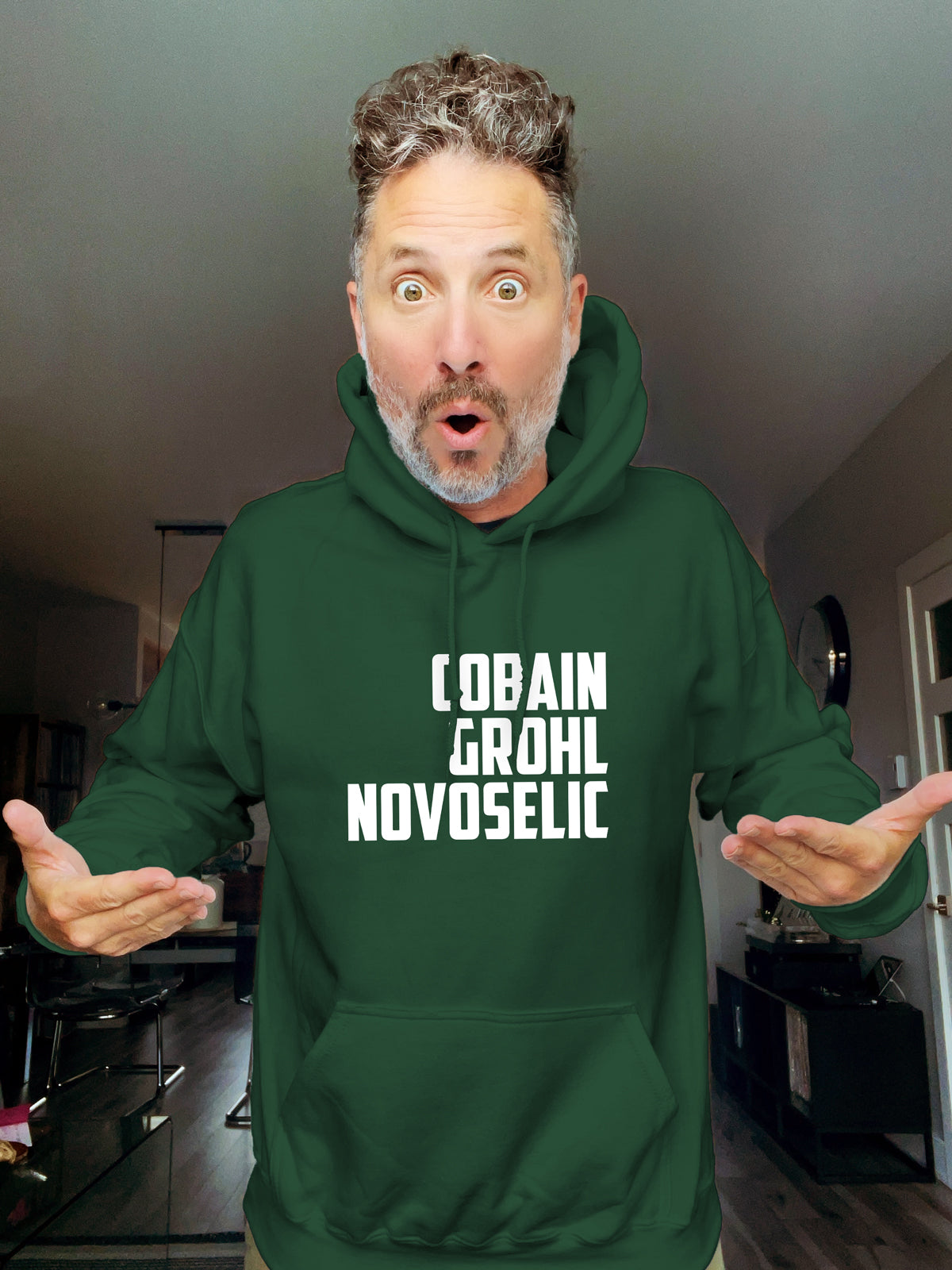 Hoodie - Cobain Grohl Novoselic - Unisex