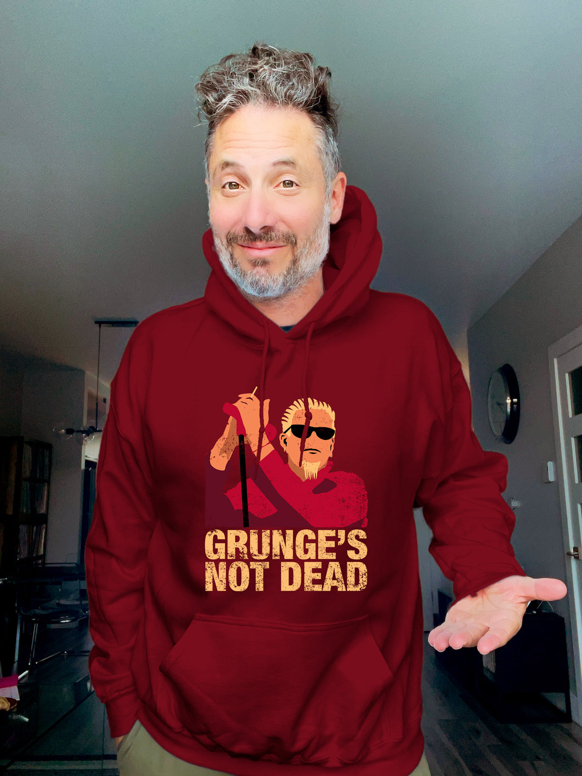 Hoodie - Grunge's not dead - LS - Unisex