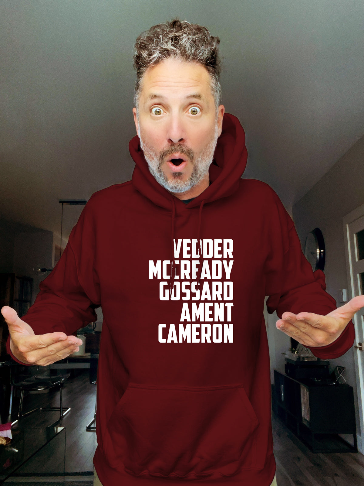 Hoodie  - Vedder McCready Gossard Ament Cameron - Unisex