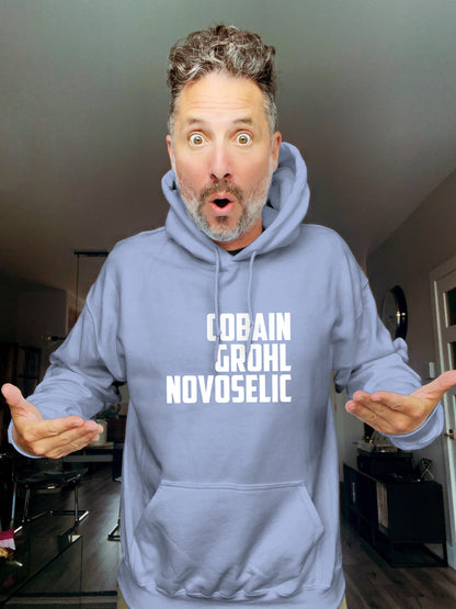 Hoodie - Cobain Grohl Novoselic - Unisex