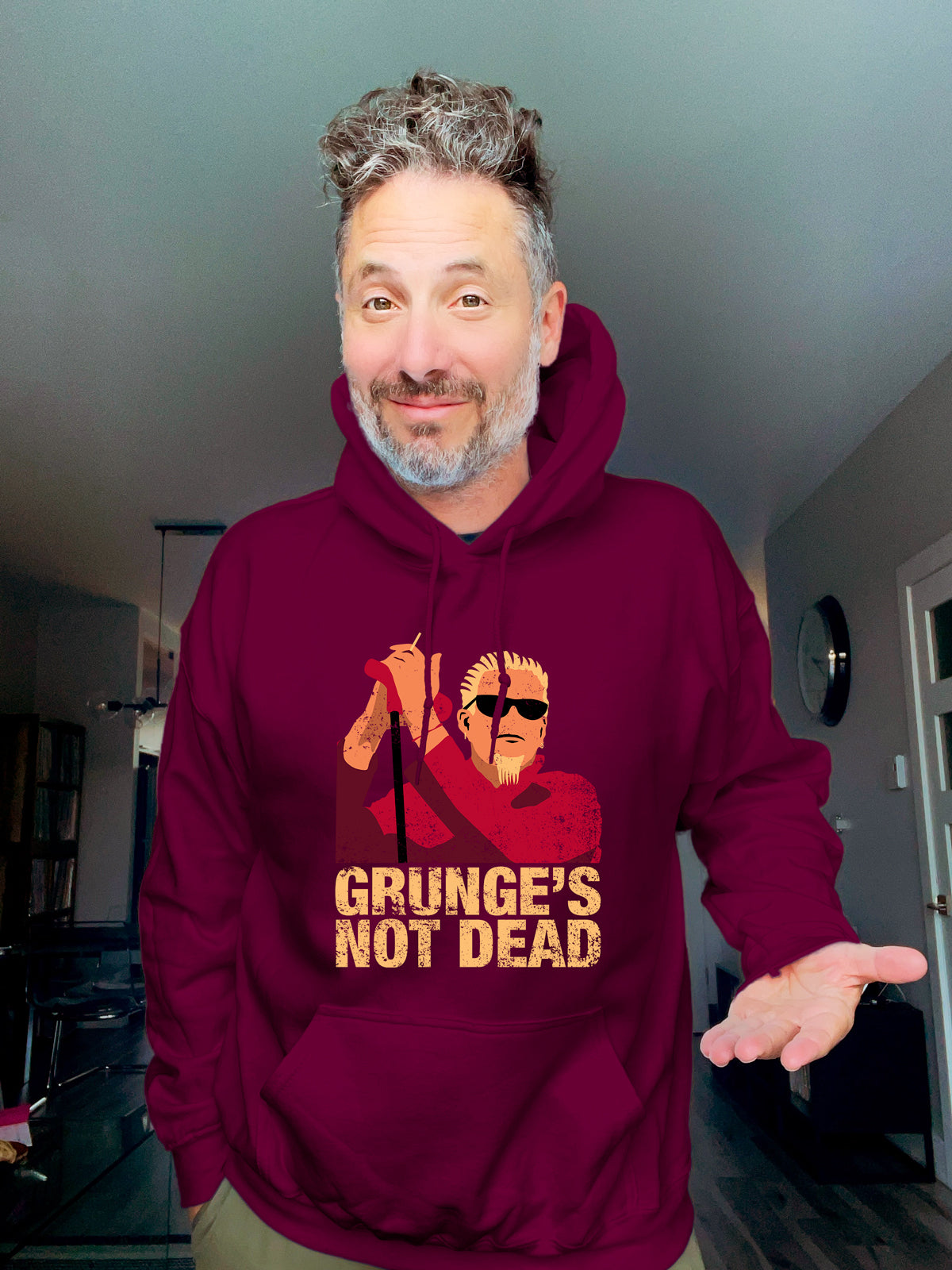 Hoodie - Grunge's not dead - LS - Unisex