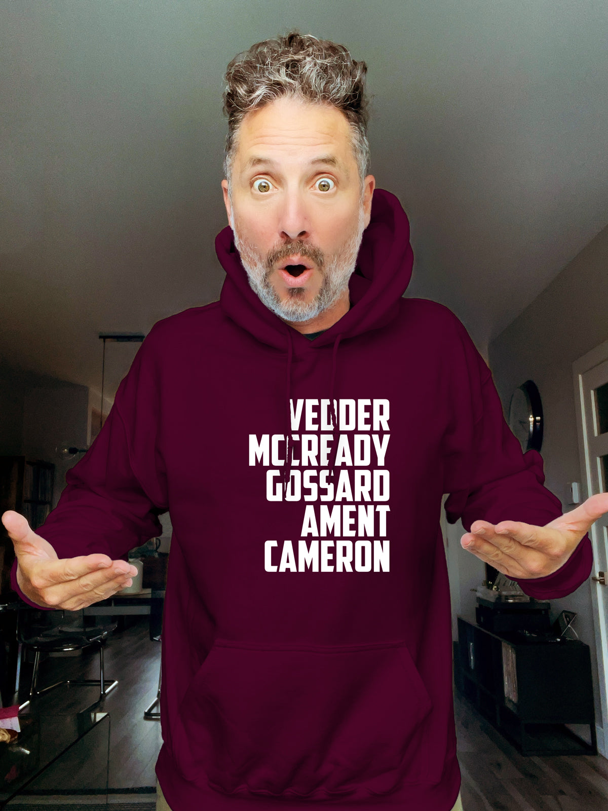 Hoodie  - Vedder McCready Gossard Ament Cameron - Unisex