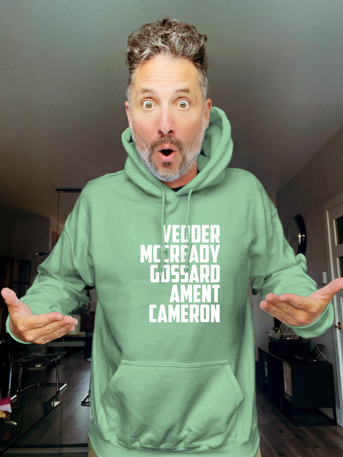 Hoodie  - Vedder McCready Gossard Ament Cameron - Unisex