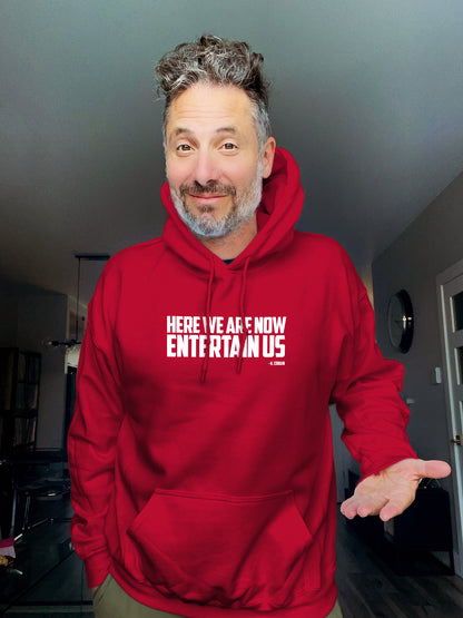 Hoodie - Here we are now, entertain us - Unisex