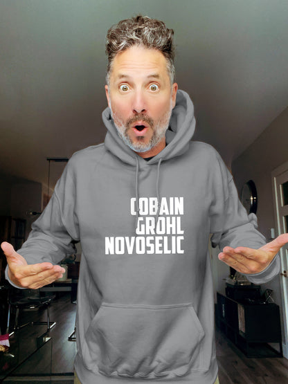 Hoodie - Cobain Grohl Novoselic - Unisex