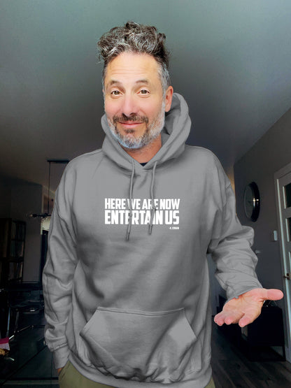 Hoodie - Here we are now, entertain us - Unisex