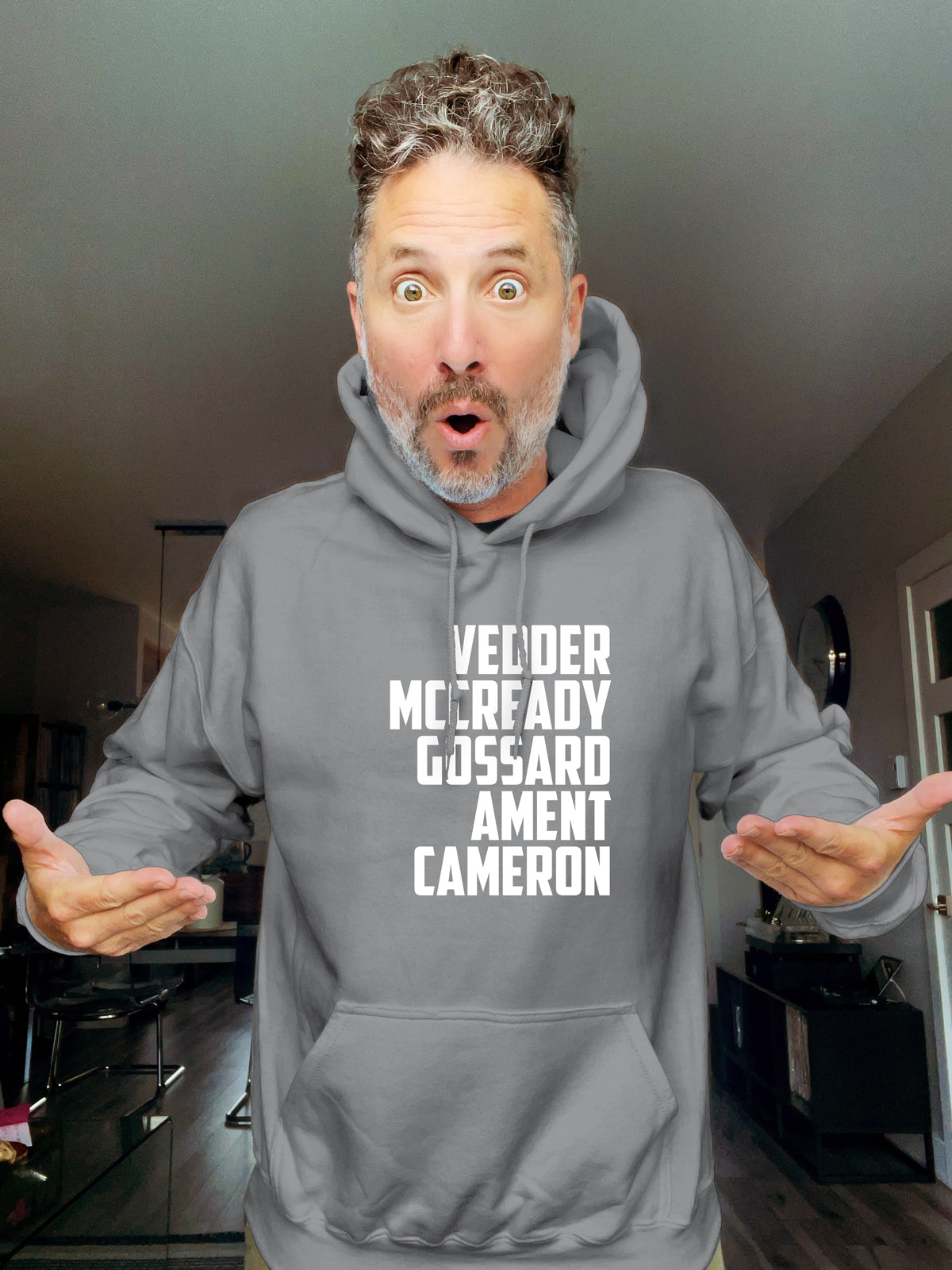 Hoodie  - Vedder McCready Gossard Ament Cameron - Unisex