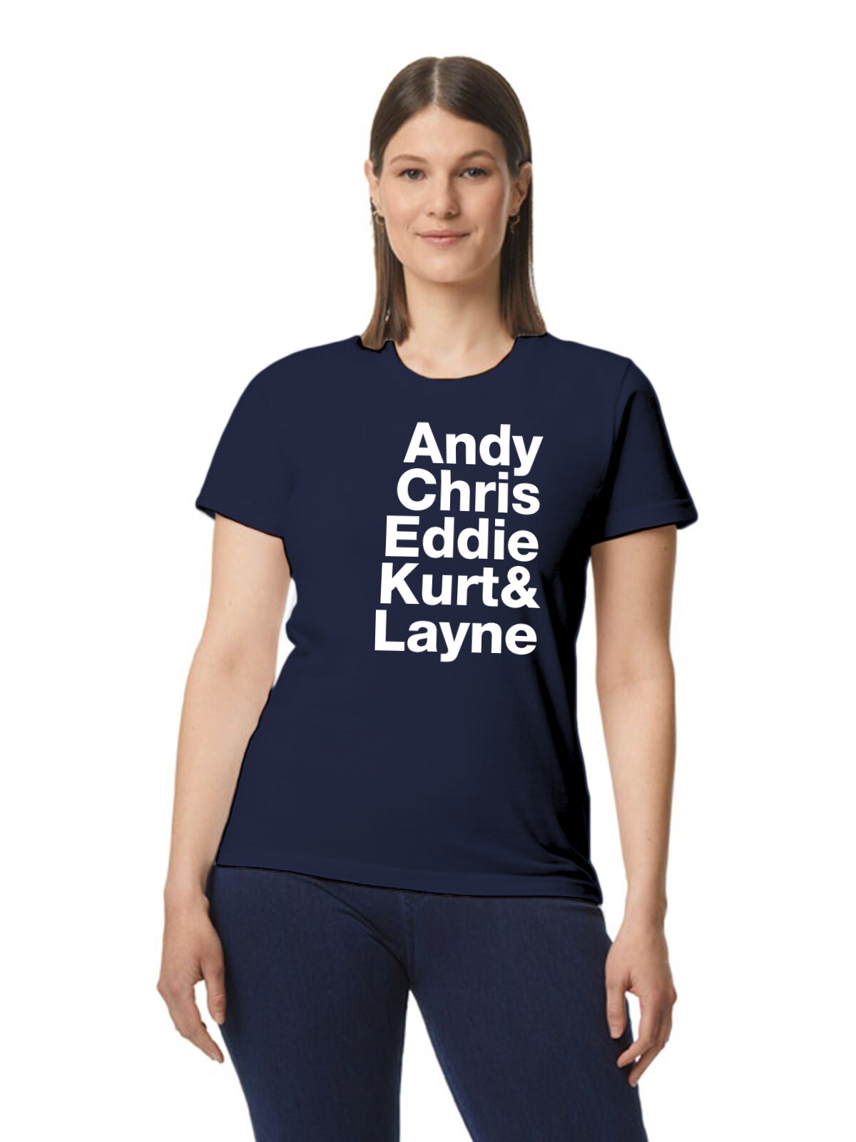 Soft Tee - Andy Chris Eddie Kurt & Layne - Female