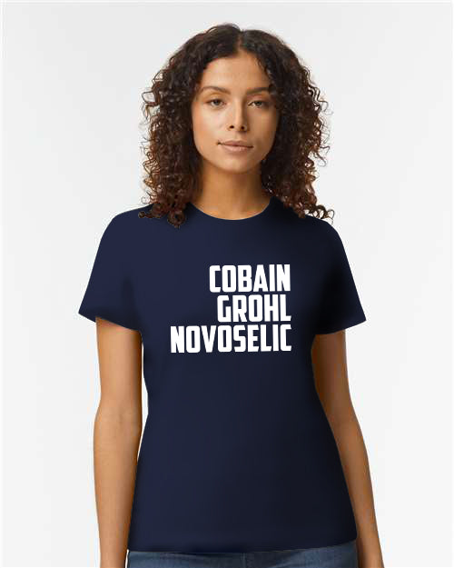 Soft Tee - Cobain Grohl Novoselic - Female