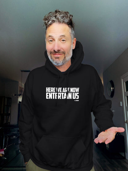 Hoodie - Here we are now, entertain us - Unisex