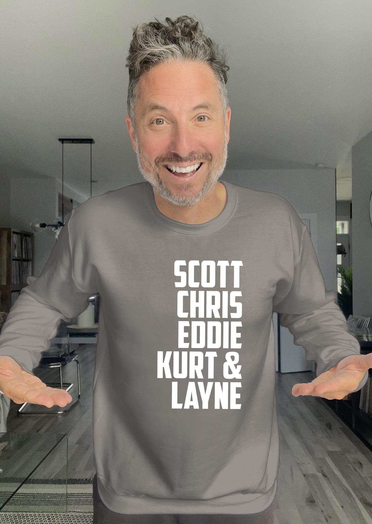 Crewneck - Scott Chris Eddie Kurt & Layne - Unisex