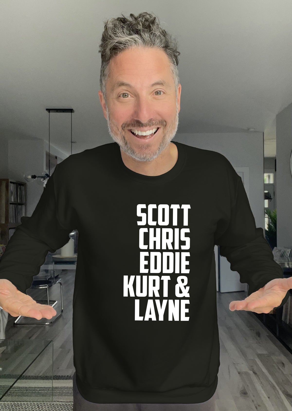 Crewneck - Scott Chris Eddie Kurt & Layne - Unisex