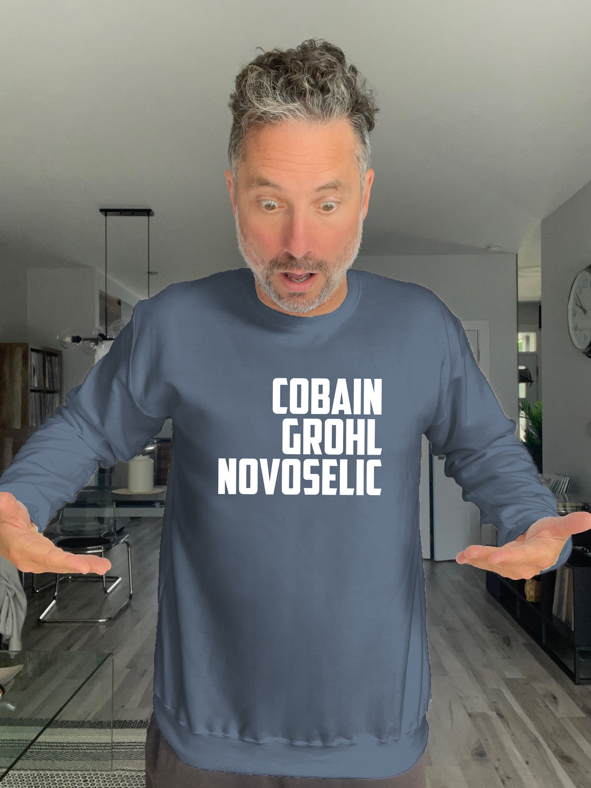 Crewneck - Cobain Grohl Novoselic - Unisex