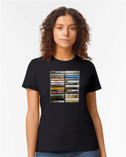 90s tape cassettes - Female T-Shirt